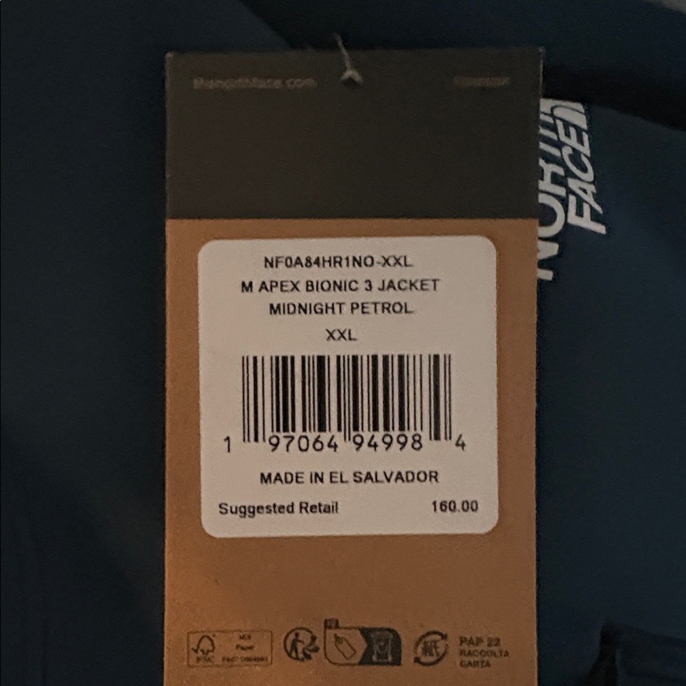 The North Face Men’s Apex Bionic 3 Jacket - Picture 7 of 7